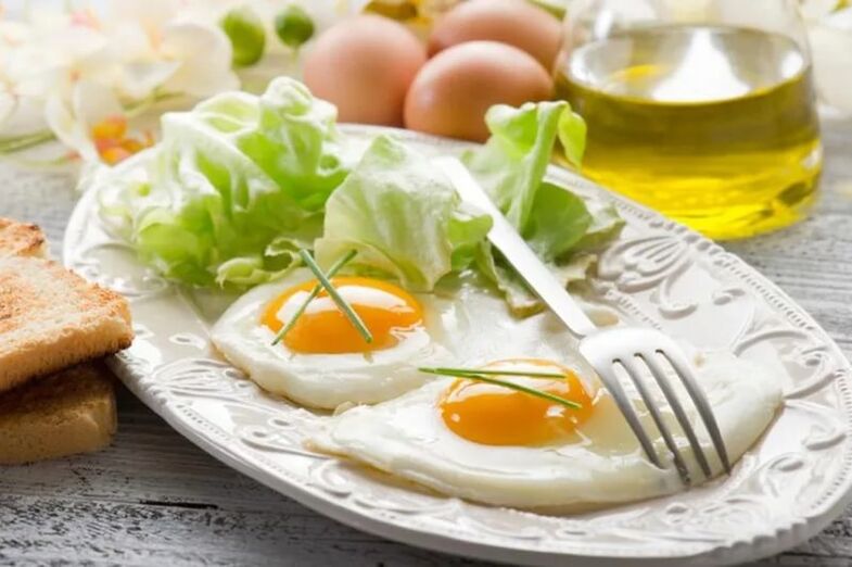 trứng bác cho chế độ ăn kiêng dukan